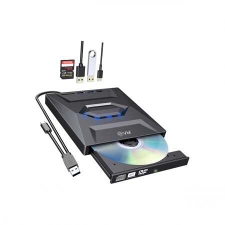 EVM EXTERNAL DVD DRIVE WITH HUB & CARD READER