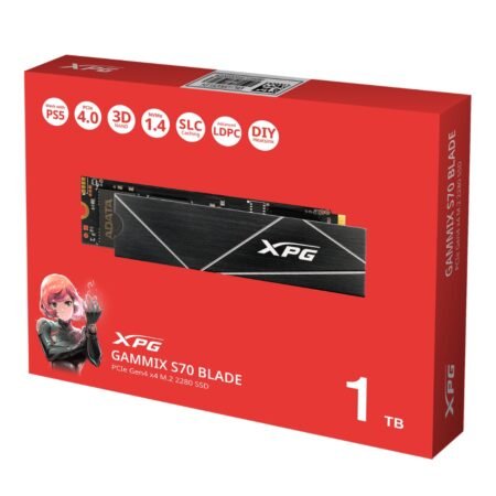 XPG ADATA GAMMIX S70 1TB M.2 2280 NVME PCIE GEN4