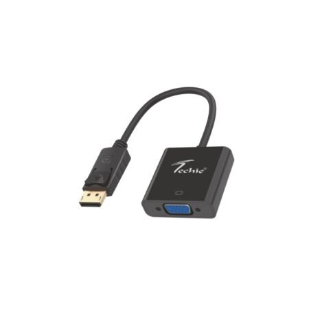 TECHIE DISPLAY PORT TO VGA CABLE CONVERTER